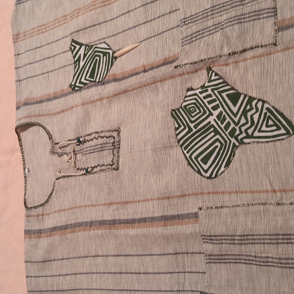 Original Kenyan unique men's shirt.